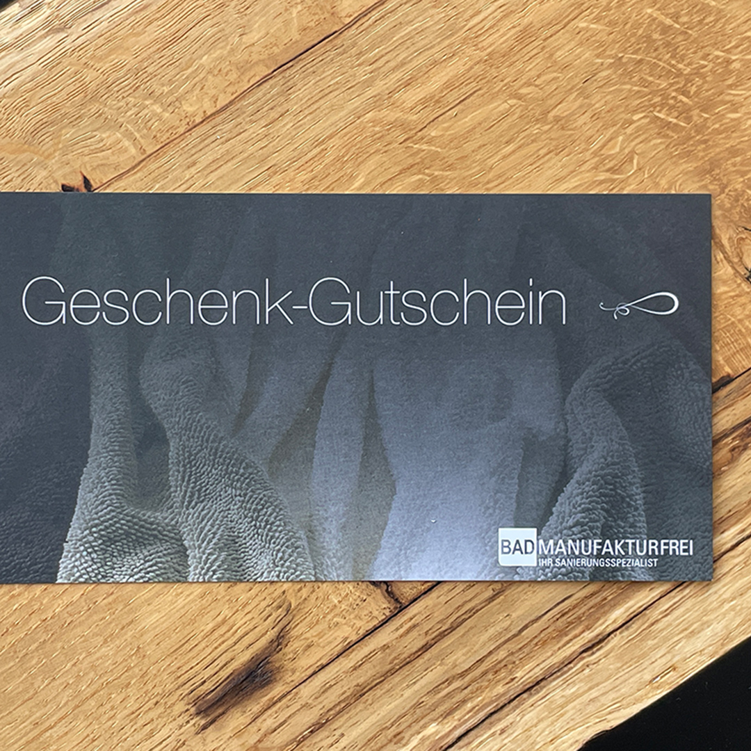 Geschenkgutschein Badaccessoires
