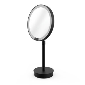 Decor Walther Standkosmetikspiegel JUST LOOK SR beleuchtet LED schwarz matt